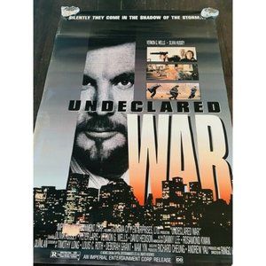 Movie Theater Cinema Poster Lobby Card vtg 1990 Undeclared War Vernon Wells RARE